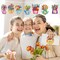 Mother’s Day Card Making Kit – 32 Floral DIY Craft Cards with Stickers, 3D Hanging Ornaments for Classrooms, Office, or Gifts for Mom, Ladies, Grandma